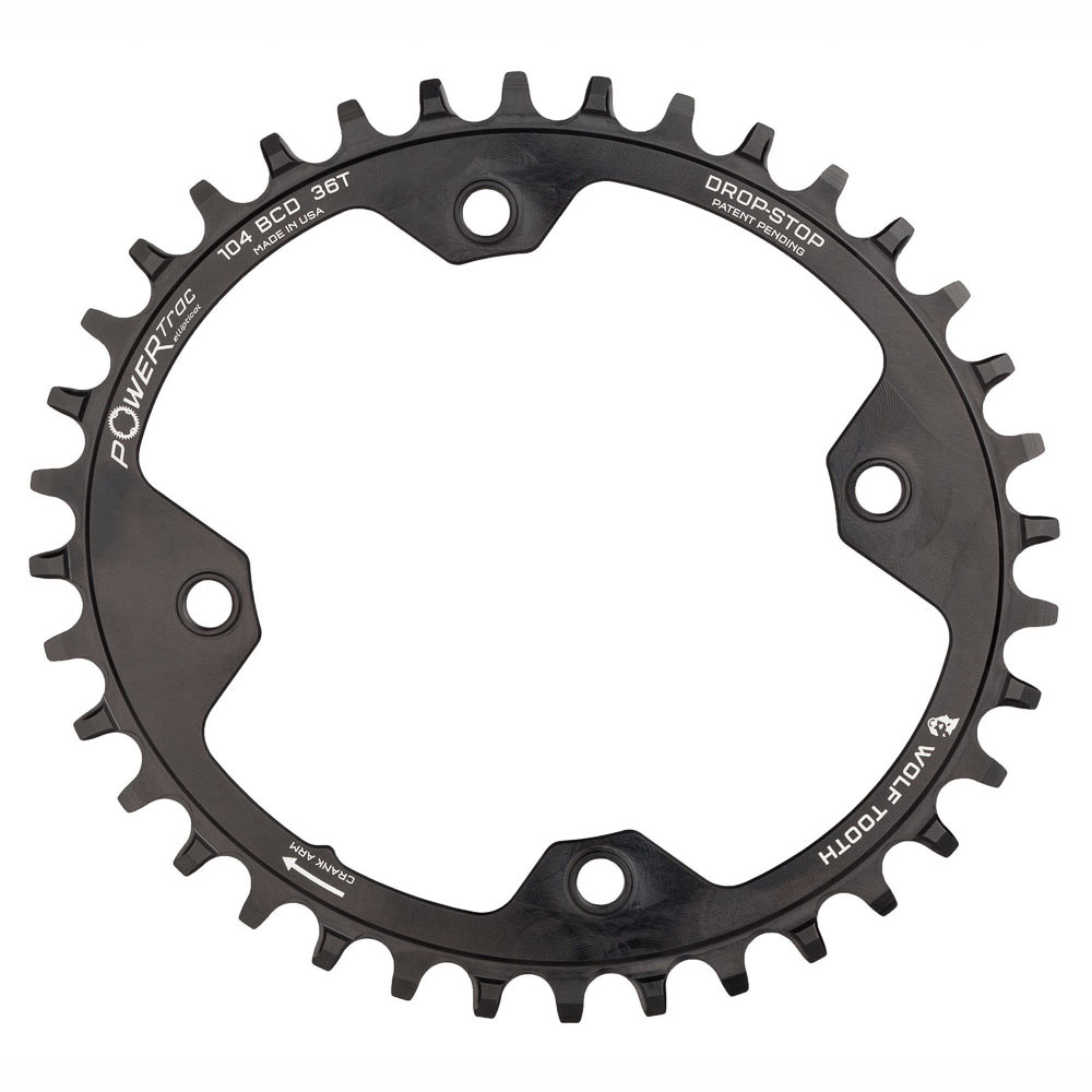 WOLF TOOTH - 104 BCD OVAL DROP-STOP B CHAINRING 4 WOLF TOOTH - 104 BCD OVAL DROP-STOP B CHAINRING - Image 4