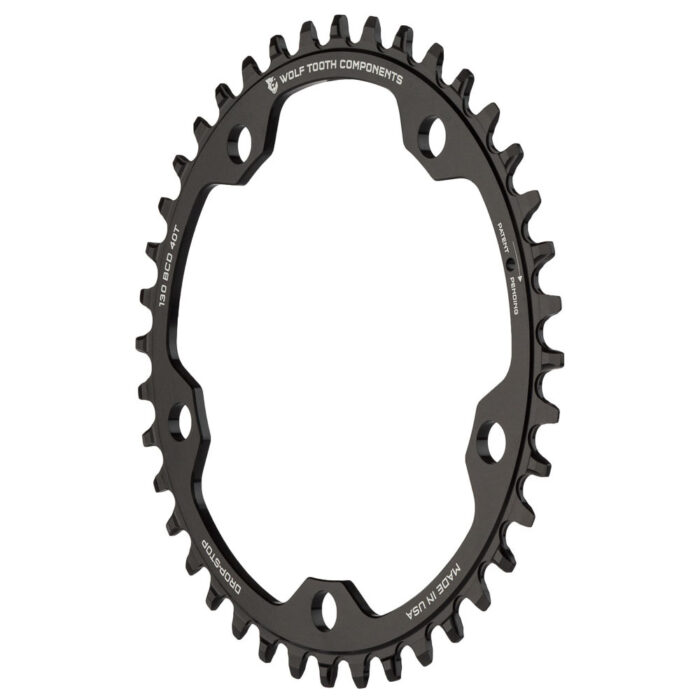 WOLF TOOTH - 130 x 5 BCD GRAVEL / CX / ROAD DROP-STOP CHAINRINGS