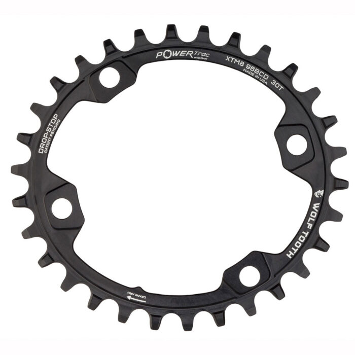 WOLF TOOTH - 96BCD Elliptical Chainring for XT M8000 for Shimano 12 spd - 32T 8 WOLF TOOTH - 96BCD Elliptical Chainring for XT M8000 for Shimano 12 spd - 32T