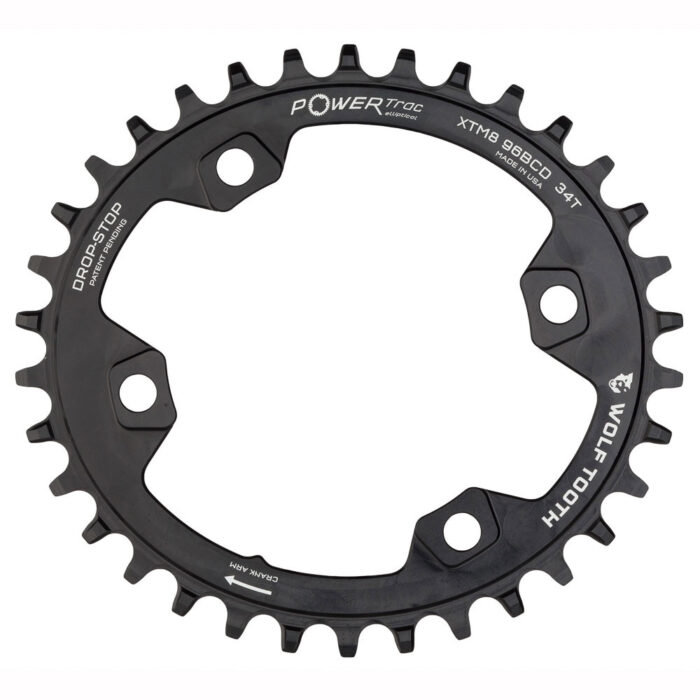 WOLF TOOTH - 96BCD Elliptical Chainring for XT M8000 for Shimano 12 spd - 32T 7 WOLF TOOTH - 96BCD Elliptical Chainring for XT M8000 for Shimano 12 spd - 32T