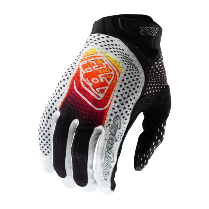 TROY LEE DESIGNS - AIR GLOVE OPTIC WHITE / BLACK 3 TROY LEE DESIGNS - AIR GLOVE OPTIC WHITE / BLACK