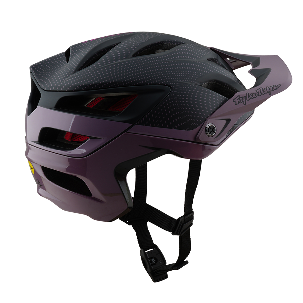 TROY LEE DESIGNS - A3 AS HELMET HALO PURPLE 2 TROY LEE DESIGNS - A3 AS HELMET HALO PURPLE - Image 2