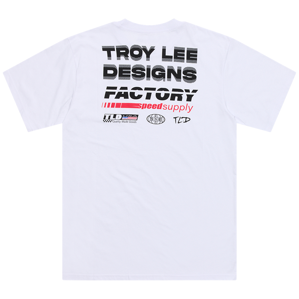 TROY LEE DESIGNS - SHORT SLEEVE TEE FACTORY WHITE 2 TROY LEE DESIGNS - SHORT SLEEVE TEE FACTORY WHITE - Image 2