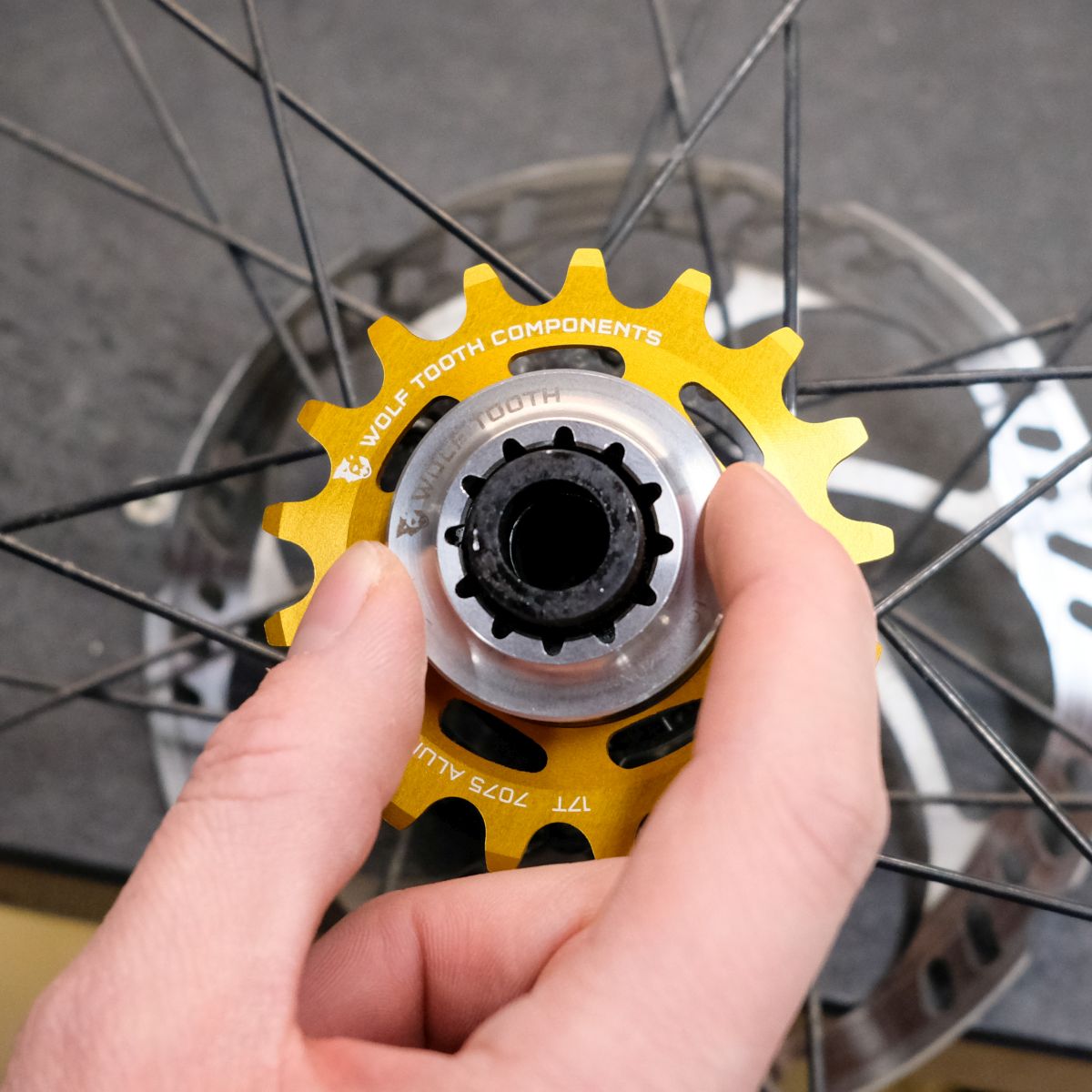 WOLF TOOTH - Single Speed Spacer Kit w/ Lockring 2 WOLF TOOTH - Single Speed Spacer Kit w/ Lockring - Image 2
