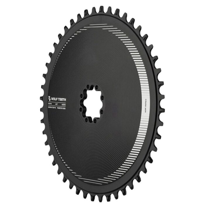 WOLF TOOTH - SRAM 8-BOLT DM AERO DROP-STOP CHAINRING 7 WOLF TOOTH - SRAM 8-BOLT DM AERO DROP-STOP CHAINRING