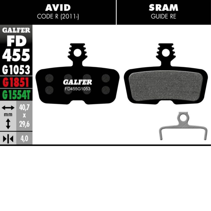 GALFER - BRAKE PADS - SRAM CODE