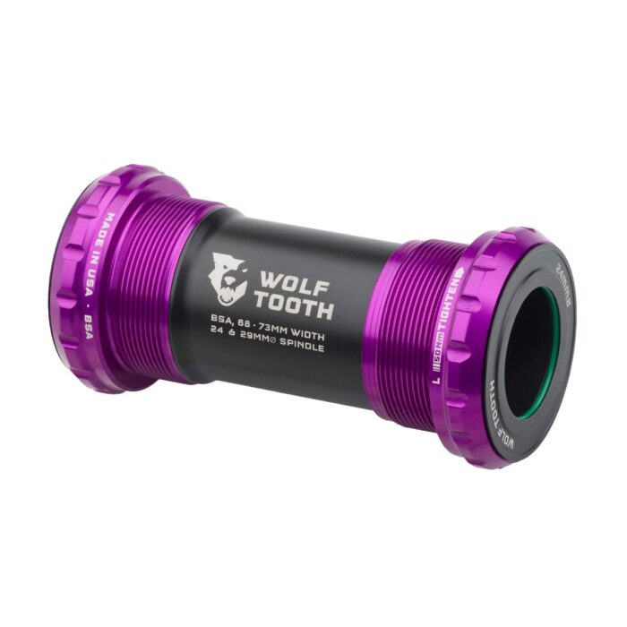 WOLF TOOTH BOTTOM BRACKET - BSA THREADED - 24MM SPINDLE 13 WOLF TOOTH BOTTOM BRACKET - BSA THREADED - 24MM SPINDLE