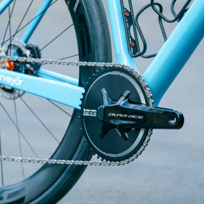 WOLF TOOTH - SHIMANO 9200 AERO 1X DROP-STOP CHAINRING - 110 x 4 BCD - SHIMANO HG+ 21 WOLF TOOTH - SHIMANO 9200 AERO 1X DROP-STOP CHAINRING - 110 x 4 BCD - SHIMANO HG+