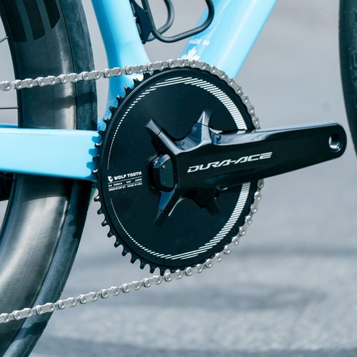 WOLF TOOTH - SHIMANO 9200 AERO 1X DROP-STOP CHAINRING - 110 x 4 BCD - SHIMANO HG+ 16 WOLF TOOTH - SHIMANO 9200 AERO 1X DROP-STOP CHAINRING - 110 x 4 BCD - SHIMANO HG+