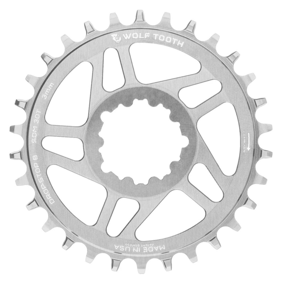 WOLF TOOTH - SRAM DM DROP-STOP B CHAINRING - BOOST 2 WOLF TOOTH - SRAM DM DROP-STOP B CHAINRING - BOOST - Image 2