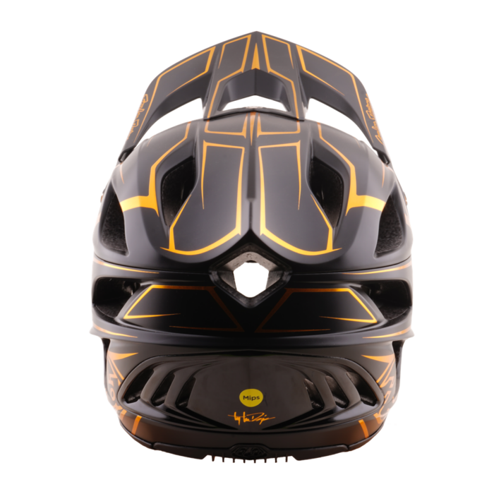 TROY LEE DESIGNS - STAGE STUNT AS HELMET PINSTRIPE BLACK