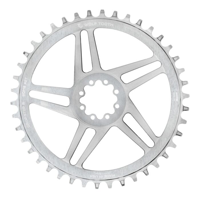 WOLF TOOTH - SRAM 8-BOLT DM DROP-STOP CHAINRING 14 WOLF TOOTH - SRAM 8-BOLT DM DROP-STOP CHAINRING