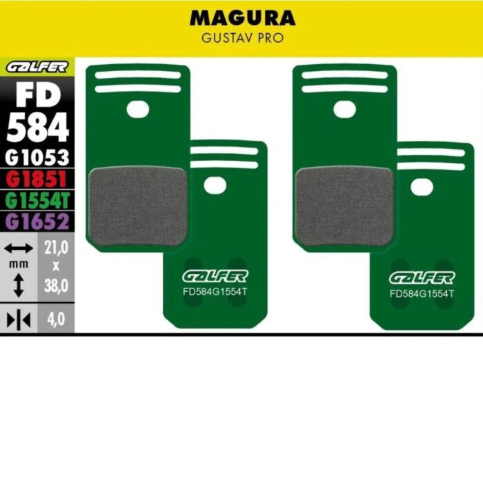 GALFER - BRAKE PADS - MAGURA GUSTAV