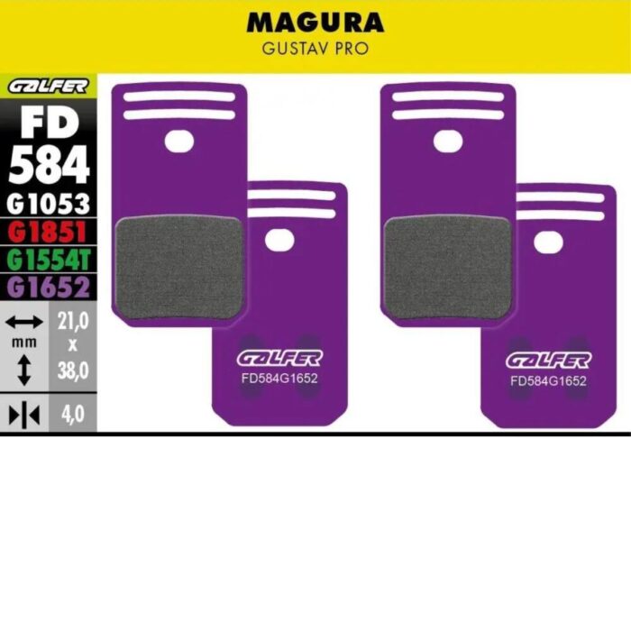 GALFER - BRAKE PADS - MAGURA GUSTAV
