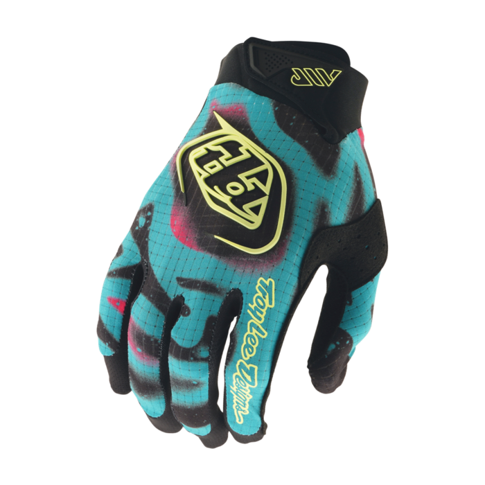 TROY LEE DESIGNS - AIR GLOVE MEMBRANE BLACK / GLO YELLOW 3 TROY LEE DESIGNS - AIR GLOVE MEMBRANE BLACK / GLO YELLOW