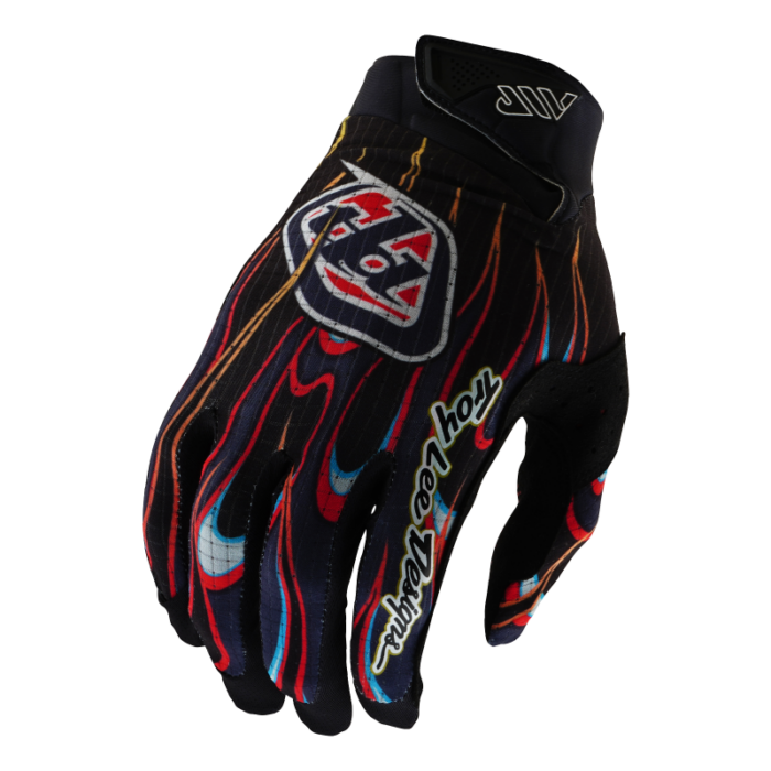 TROY LEE DESIGNS - AIR GLOVE TORCHED BLACK / RED 3 TROY LEE DESIGNS - AIR GLOVE TORCHED BLACK / RED
