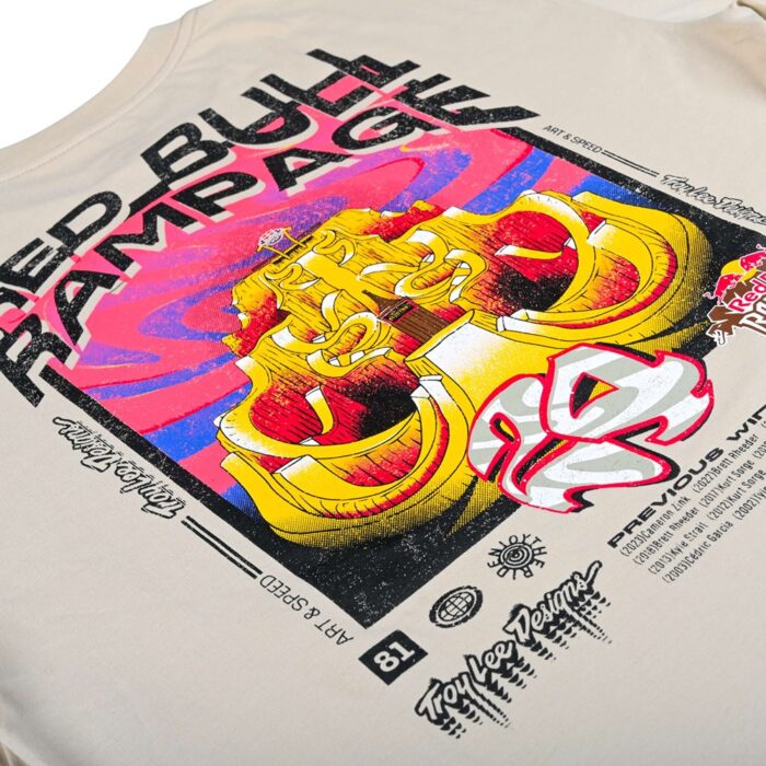 TROY LEE DESIGNS - TROY LEE DESIGNS X REDBULL RAMPAGE ALTERED REALITY SHORT SLEEVE TEE CEMENT 5 TROY LEE DESIGNS - TROY LEE DESIGNS X REDBULL RAMPAGE ALTERED REALITY SHORT SLEEVE TEE CEMENT