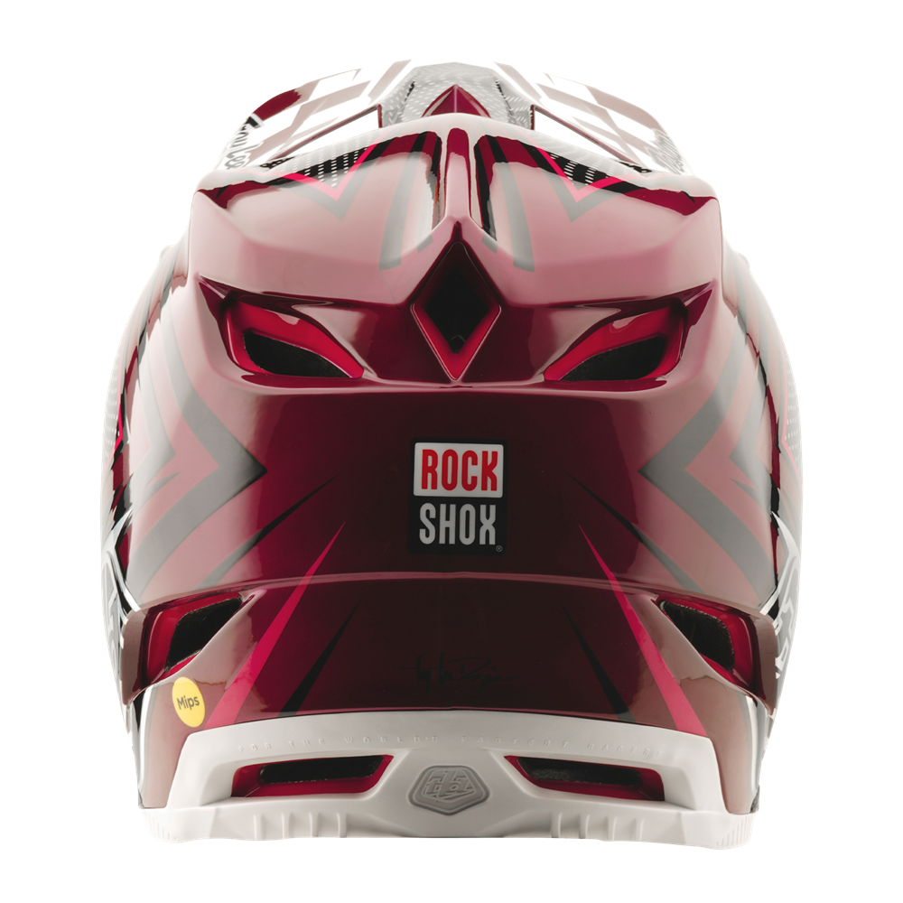 TROY LEE DESIGNS - D4 AS CARBON HELMET SRAM RADIOSCAPE BLACK / BERRY 2 TROY LEE DESIGNS - D4 AS CARBON HELMET SRAM RADIOSCAPE BLACK / BERRY - Image 2