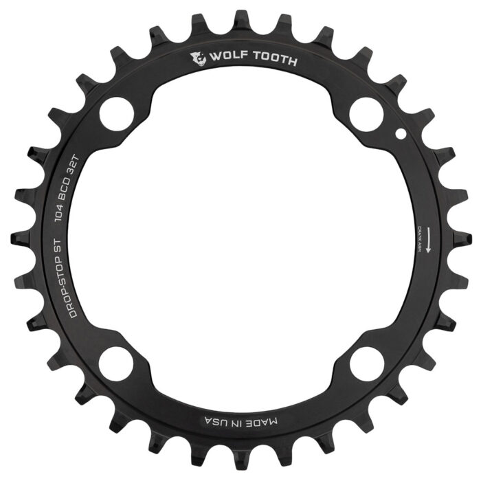 WOLF TOOTH - 104 BCD DROP-STOP CHAINRING - SHIMANO HG+