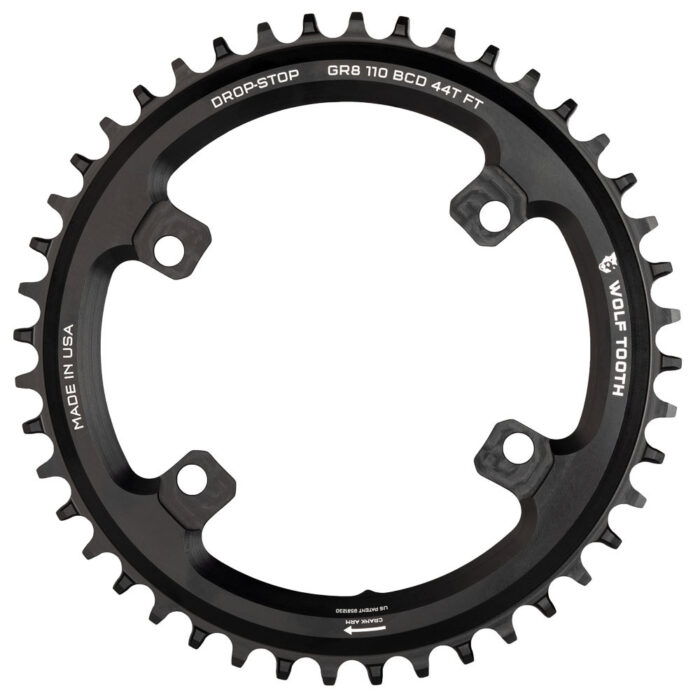 WOLF TOOTH - SHIMANO GRX 1X DROP-STOP B CHAINRING - 110 x 4 BCD 3 WOLF TOOTH - SHIMANO GRX 1X DROP-STOP B CHAINRING - 110 x 4 BCD
