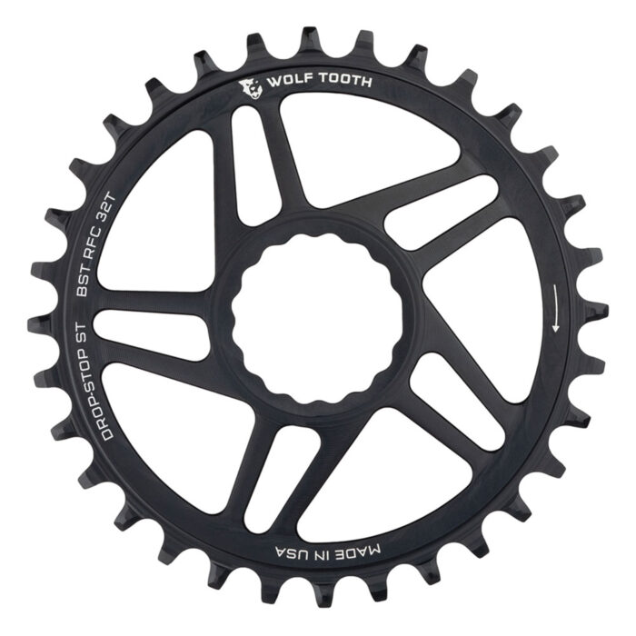 WOLF TOOTH - RACE FACE CINCH ROUND DROP-STOP CHAINRING - BOOST (3MM) OFFSET - SHIMANO HG+ 3 WOLF TOOTH - RACE FACE CINCH ROUND DROP-STOP CHAINRING - BOOST (3MM) OFFSET - SHIMANO HG+