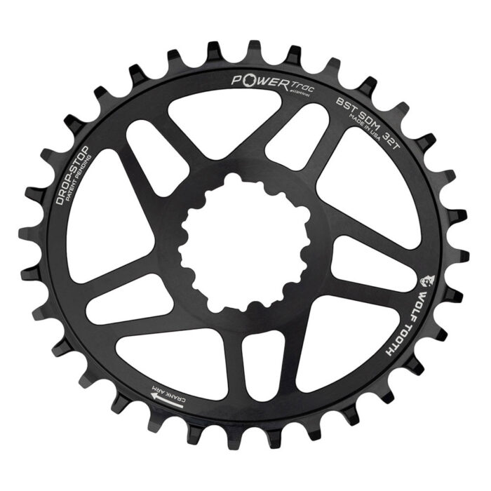 WOLF TOOTH - SRAM DM OVAL DROP-STOP B CHAINRING - BOOST 3 WOLF TOOTH - SRAM DM OVAL DROP-STOP B CHAINRING - BOOST