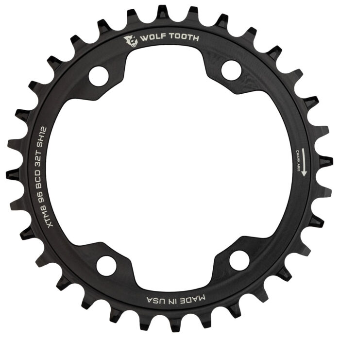 WOLF TOOTH - 96 BCD XT M8000 DROP-STOP CHAINRING - SHIMANO HG+