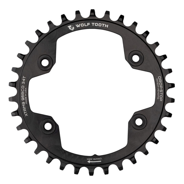 WOLF TOOTH - 96 BCD XTR M9000 DROP-STOP CHAINRING - SHIMANO HG+