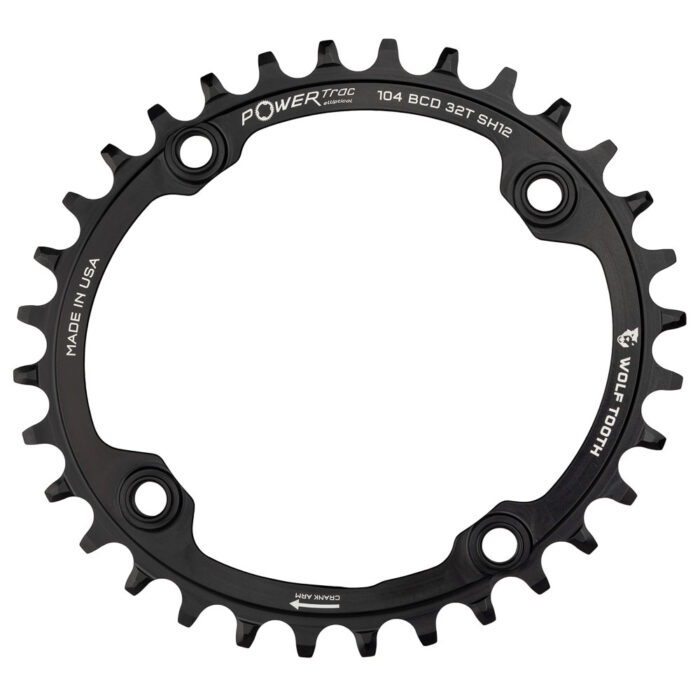 WOLF TOOTH - 104 BCD DROP-STOP OVAL CHAINRING - SHIMANO HG+