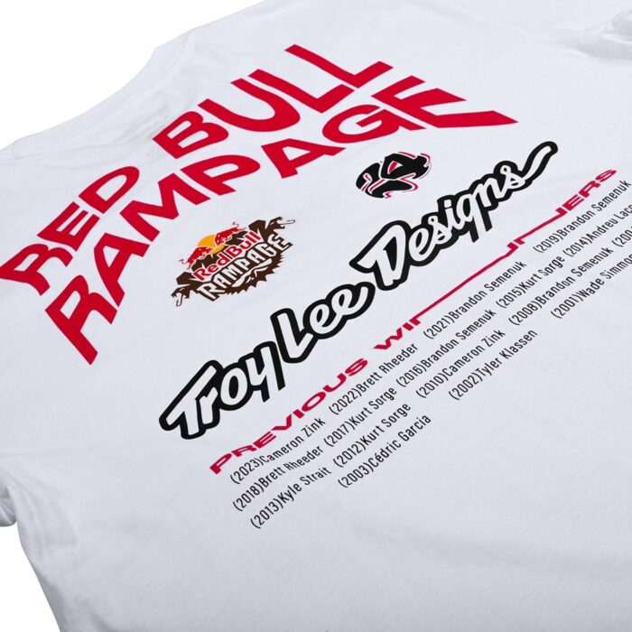 TROY LEE DESIGNS - TROY LEE DESIGNS X REDBULL RAMPAGE MIND MELT SHORT SLEEVE TEE WHITE
