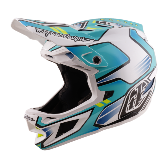 TROY LEE DESIGNS - D4 AS COMPOSITE HELMET CREST REAL TEAL