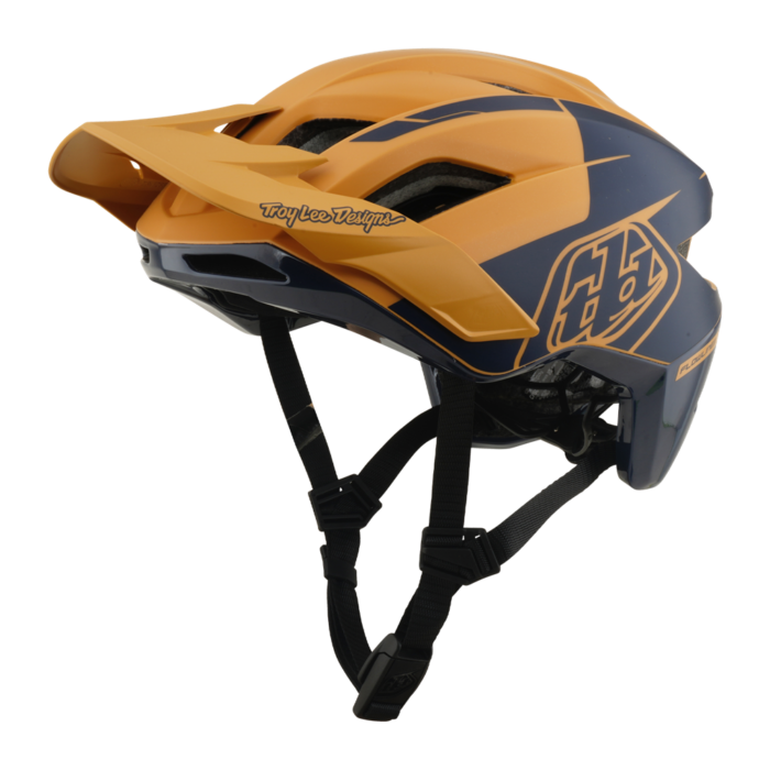 TROY LEE DESIGNS - FLOWLINE SE AS HELMET HYDRO MUSTARD / BLACK IRIS