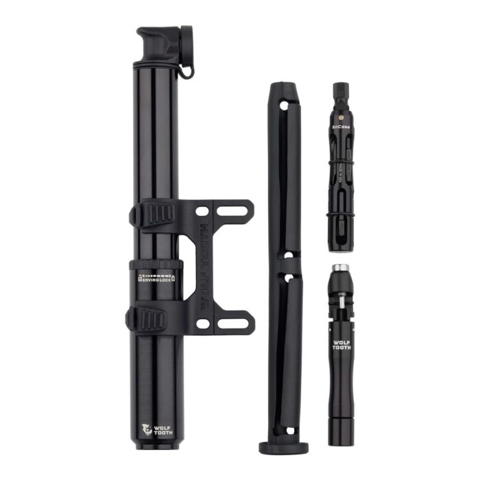 WOLF TOOTH - EnCase System Pump 85cc with Hex Bit Wrench & Chain +Tyre Plug Multi-Tools
