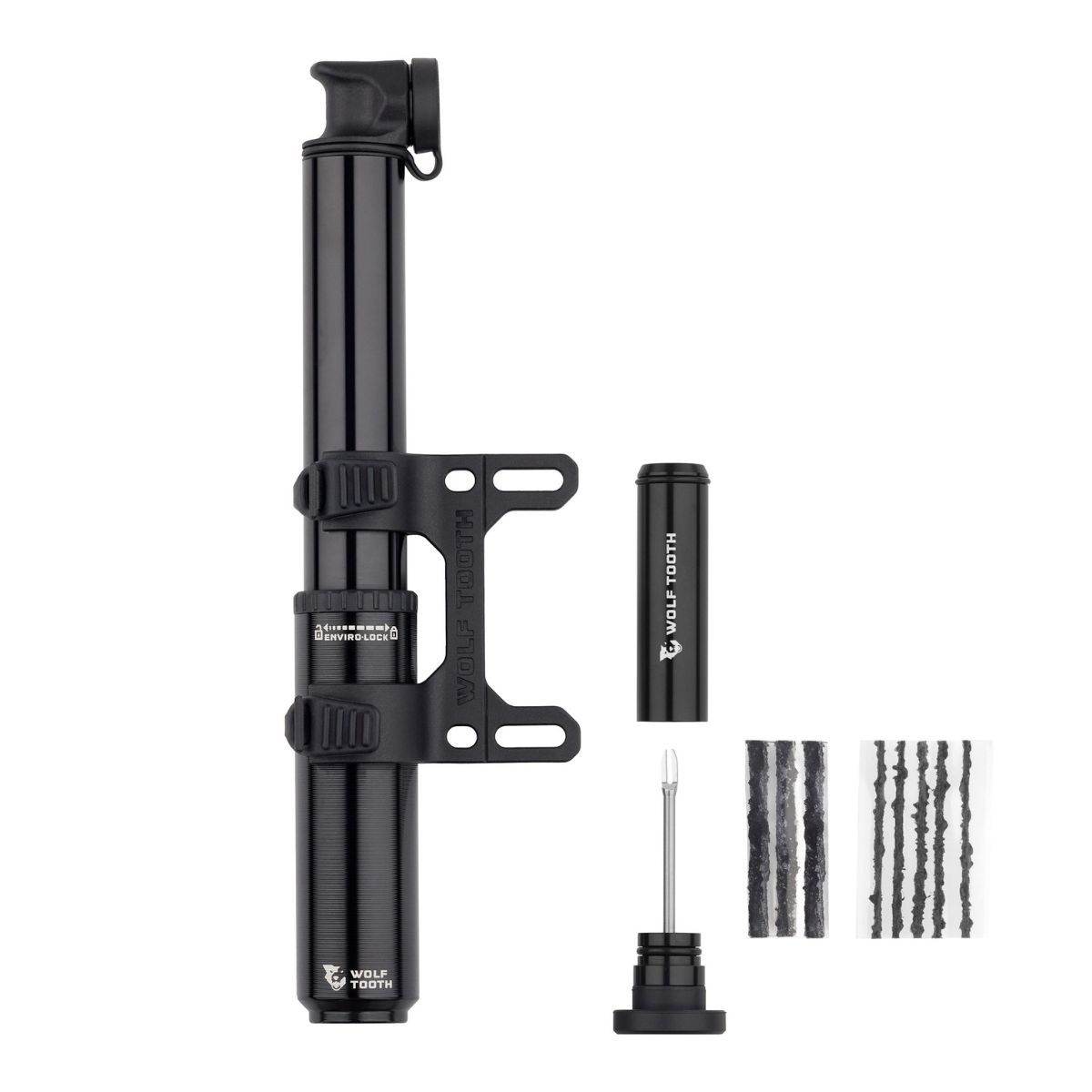 WOLF TOOTH - EnCase System Pump 85cc with Tyre Plug Tool 1 WOLF TOOTH - EnCase System Pump 85cc with Tyre Plug Tool