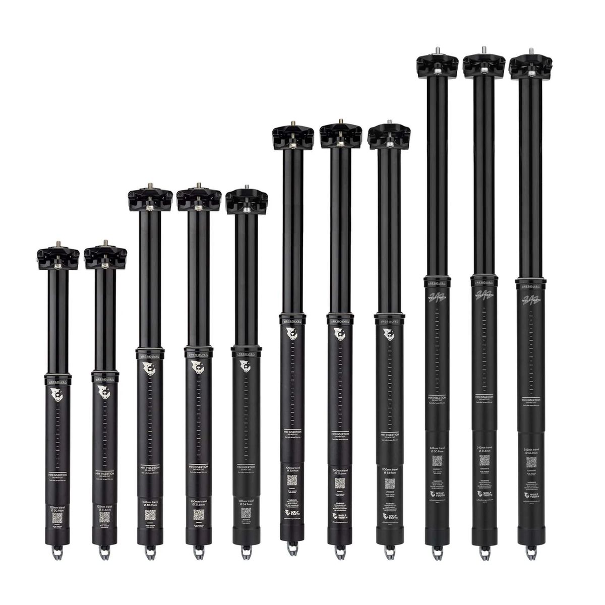 WOLF TOOTH - RESOLVE DROPPER POST - 30.9MM 1 WOLF TOOTH - RESOLVE DROPPER POST - 30.9MM