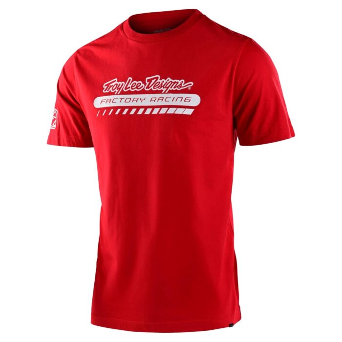 TROY LEE DESIGNS - TLD FACTORY RACING SHORT SLEEVE TEE RED 3 TROY LEE DESIGNS - TLD FACTORY RACING SHORT SLEEVE TEE RED