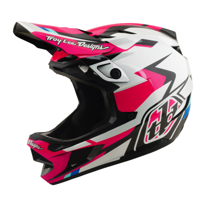 Troy Lee Designs - D4 AS Polyacrylite Helmet Roamer Magenta