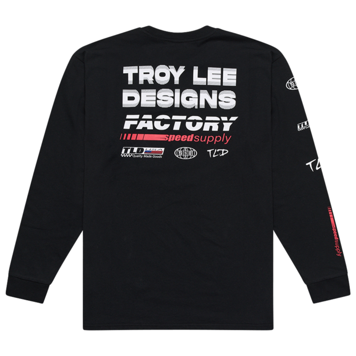 TROY LEE DESIGNS - LONG SLEEVE TEE FACTORY BLACK 4 TROY LEE DESIGNS - LONG SLEEVE TEE FACTORY BLACK