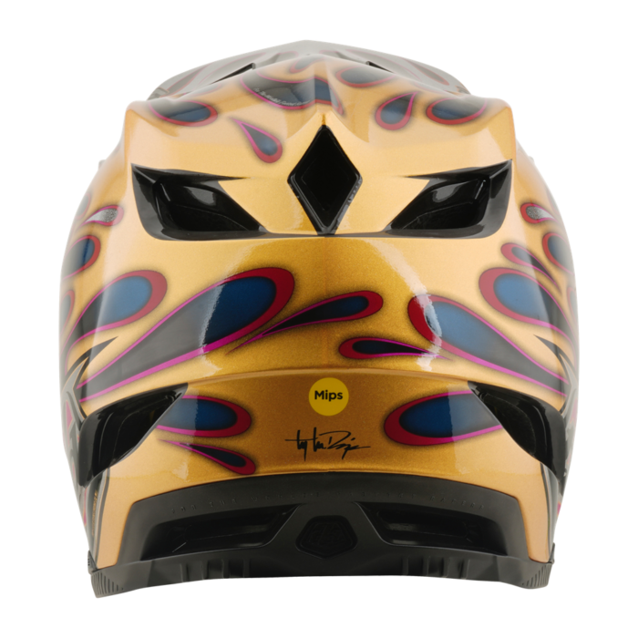 Troy Lee Designs - D4 AS Carbon Helmet Overspray Gold / Black