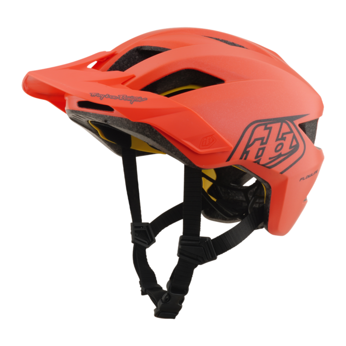 TROY LEE DESIGNS - YOUTH FLOWLINE AS HELMET POINT CORAL / CHARCOAL