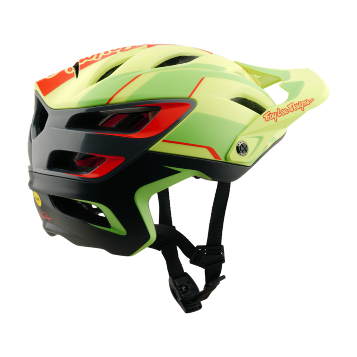 TROY LEE DESIGNS - A3 AS HELMET LINES GLO YELLOW
