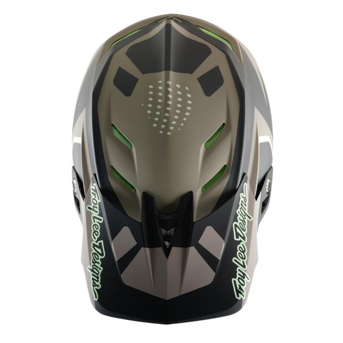 TROY LEE DESIGNS - D4 AS COMPOSITE HELMET OPTIC TIMBER