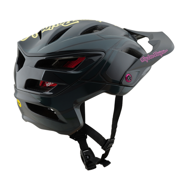 TROY LEE DESIGNS - A3 AS HELMET GHOSTWING CHARCOAL 5 TROY LEE DESIGNS - A3 AS HELMET GHOSTWING CHARCOAL