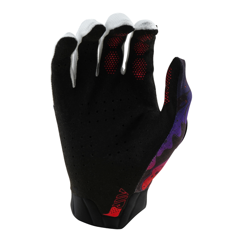 TROY LEE DESIGNS - AIR GLOVE DRIP BLACK / PURPLE 2 TROY LEE DESIGNS - AIR GLOVE DRIP BLACK / PURPLE - Image 2