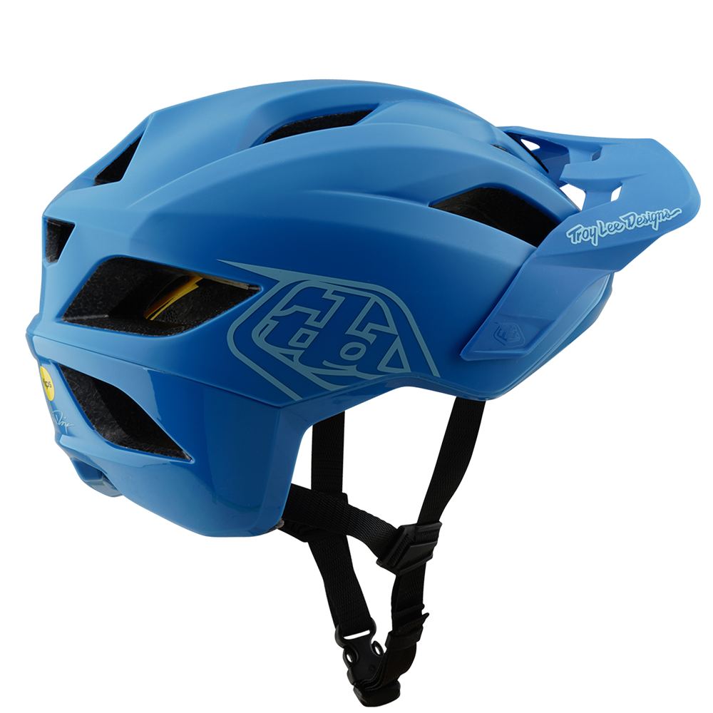 TROY LEE DESIGNS - YOUTH FLOWLINE AS HELMET POINT COBALT / BLUE 2 TROY LEE DESIGNS - YOUTH FLOWLINE AS HELMET POINT COBALT / BLUE - Image 2