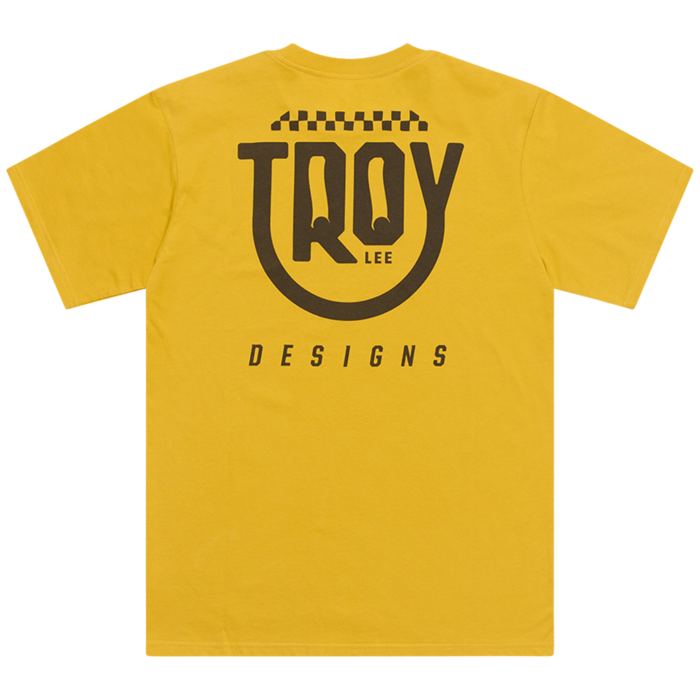 TROY LEE DESIGNS - SHORT SLEEVE TEE SMILEY GOLD 4 TROY LEE DESIGNS - SHORT SLEEVE TEE SMILEY GOLD