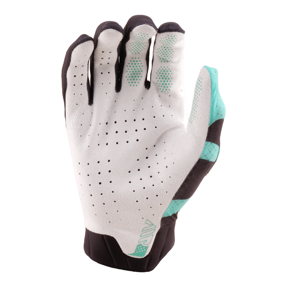 TROY LEE DESIGNS - AIR GLOVE CYCLOPS CARBON / REAL TEAL 2 TROY LEE DESIGNS - AIR GLOVE CYCLOPS CARBON / REAL TEAL - Image 2