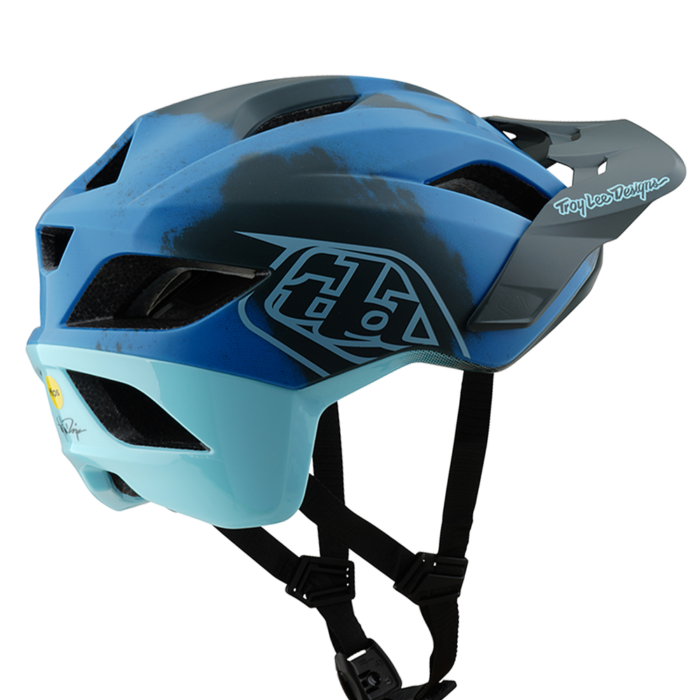 Troy Lee Designs - Flowline Se AS Helmet Badge Camo Blue