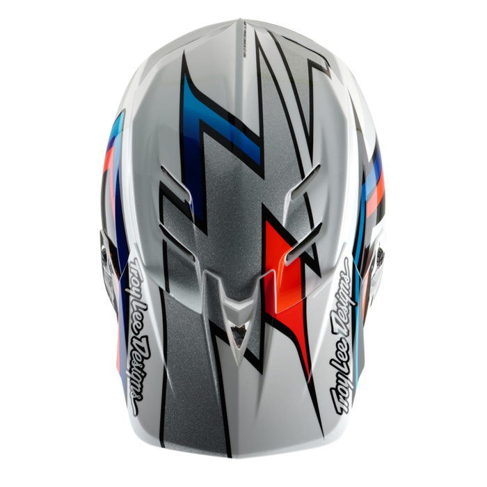 Troy Lee Designs - D4 AS Composite Helmet Frames White / Silver