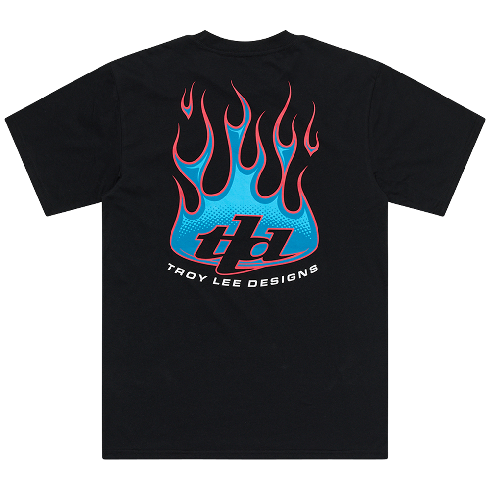 TROY LEE DESIGNS - SHORT SLEEVE TEE TORCHED BLACK 2 TROY LEE DESIGNS - SHORT SLEEVE TEE TORCHED BLACK - Image 2